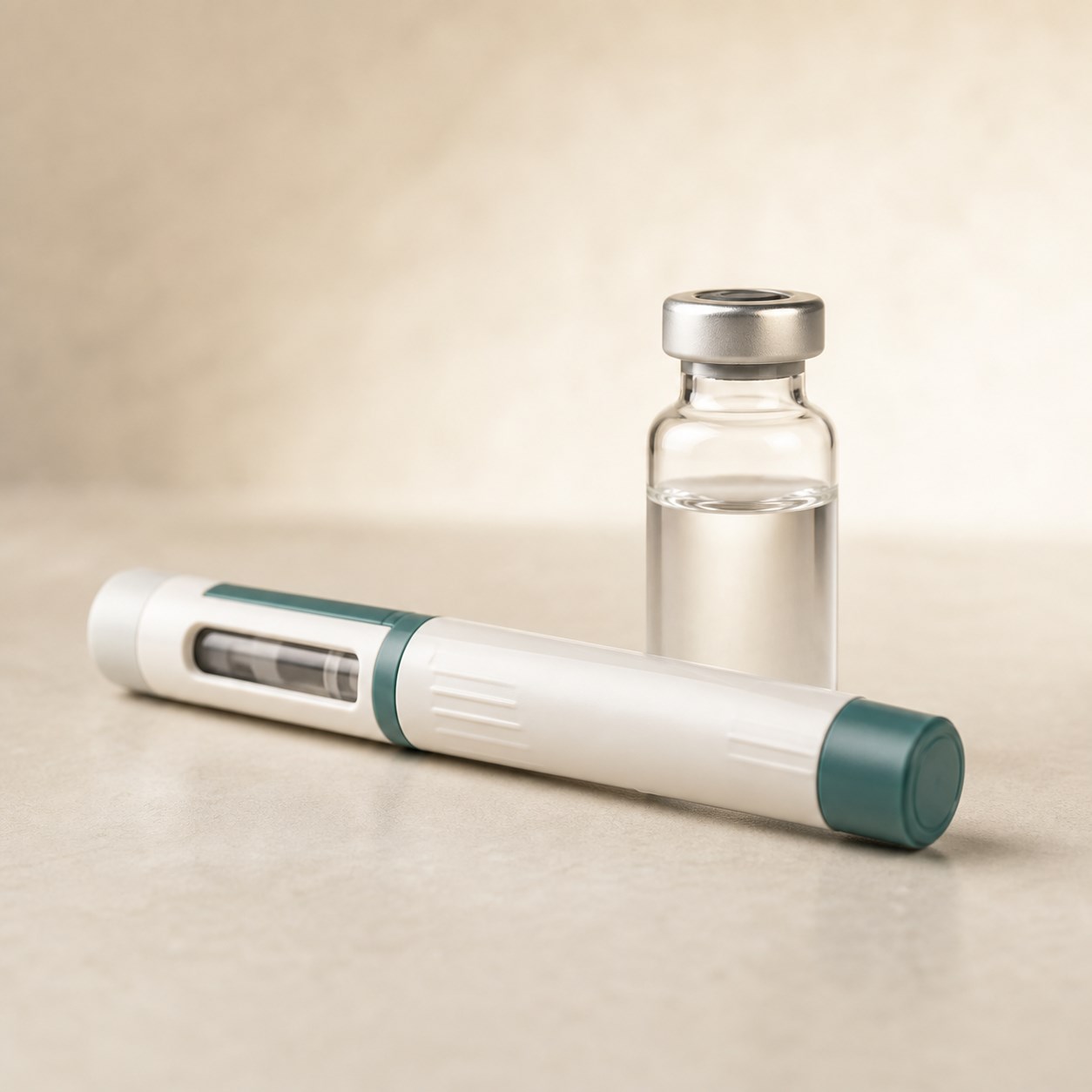 Generic GLP-style injection pen and vial